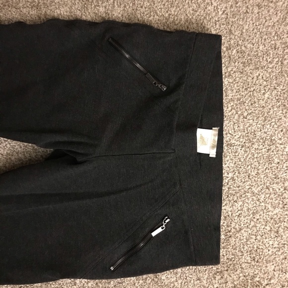 Matty M zipper detail leggings dark gray - Picture 5 of 8